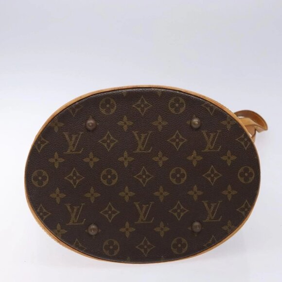 LOUIS VUITTON Monogram Bucket GM Shoulder Bag M42236 LV Auth 138786 - Picture 6 of 16